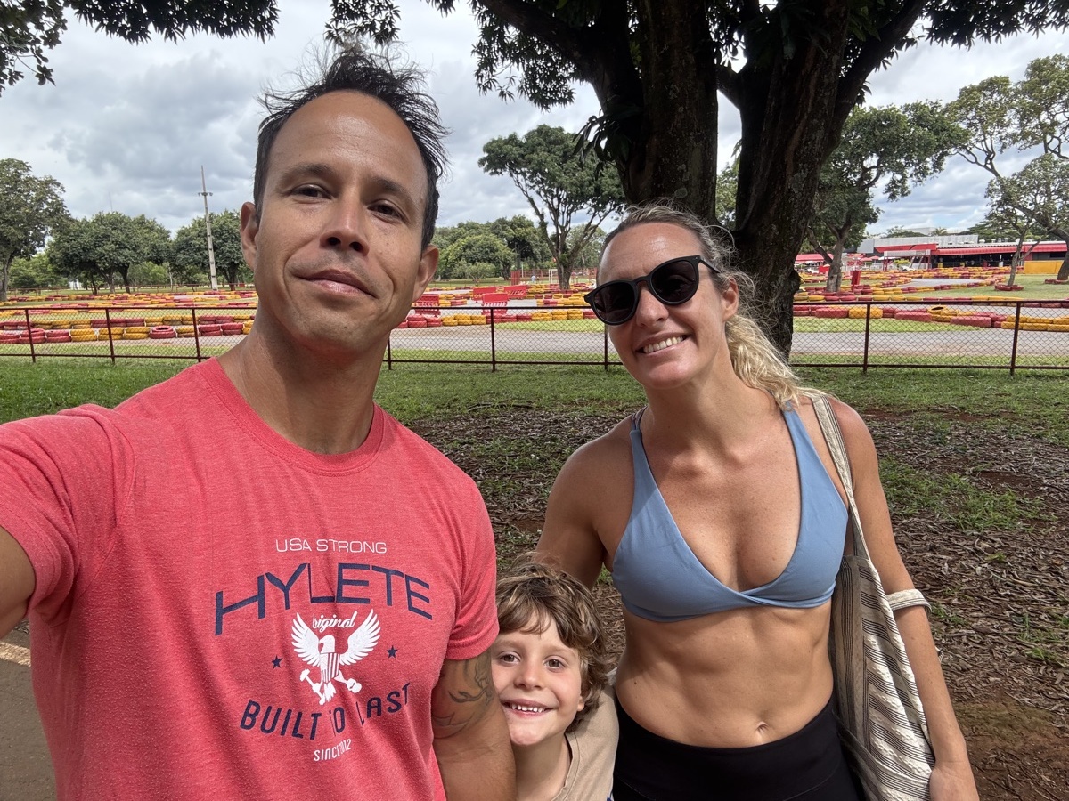 Cassio with his family